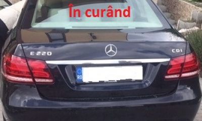 Bun mobil ce urmează a fi valorificat de către ANABI - autoturism Mercedez Benz E 220